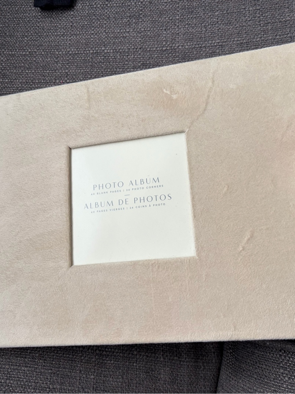 Light Pink | Plush Photo Album - Velvet Cover